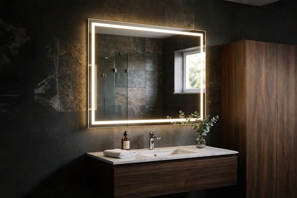 Backlit LED Mirror