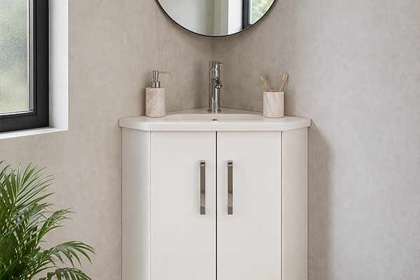 Corner Vanity