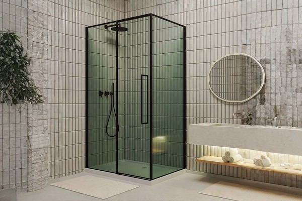 Corner Entry Enclosure